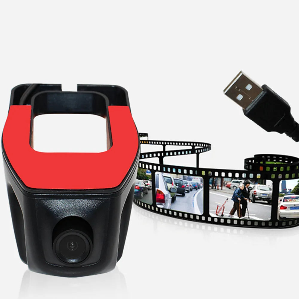 Car DVR Video Recorder 1080P HD Dash Cam USB Dashcam Camera For Autoradio Android GPS Player ADAS