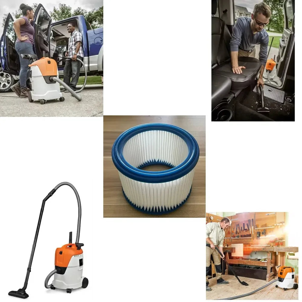 1 PACK Cartridge Vacuum HEPA filter 47097035900 compatible with Stihl SE 62, SE 62 E wet / dry Vacuum Cleaner parts