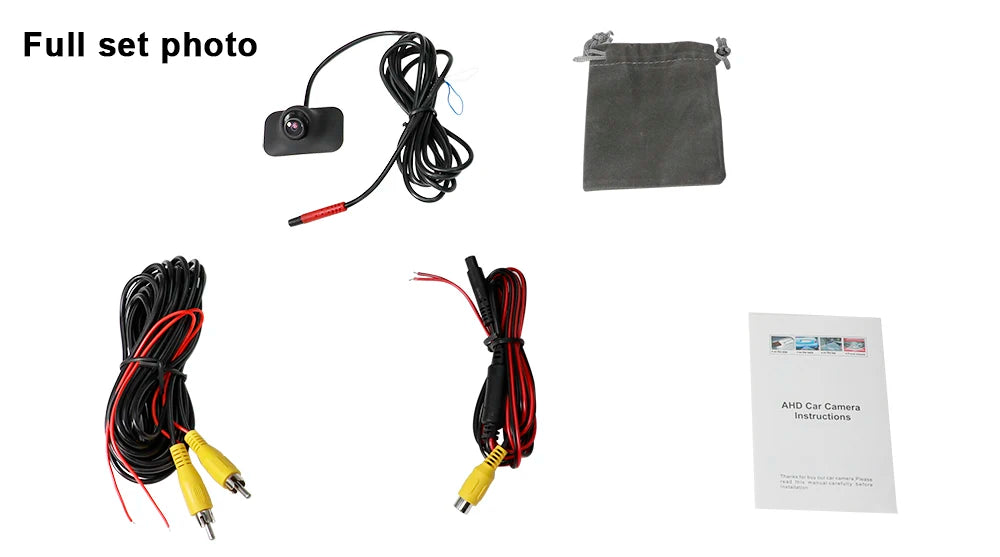 Carsanbo Car Universal Reversing Camera 720P Rear View Camera 170 AHD Night Vision Car Front Rear sIDEView Camera
