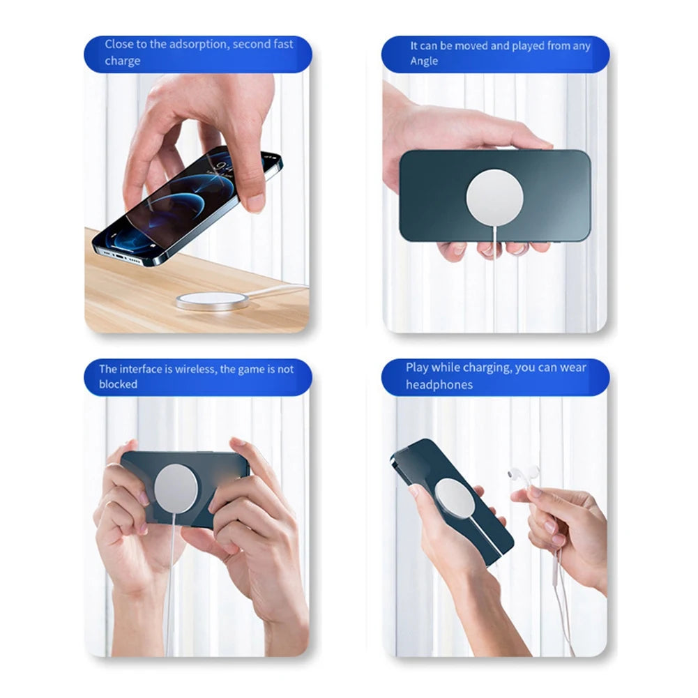 Wireless Charger 15W Magnetic Wireless Charger For Iphone 12 13 14Promax 15Pro XR Xsmax Type-C