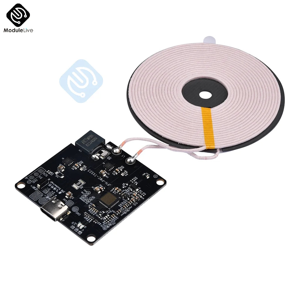 New Invisible Wireless Charger Module 13MM Long-Distance Wireless Charging Motherboard DIY Wireless Charger QI Coil