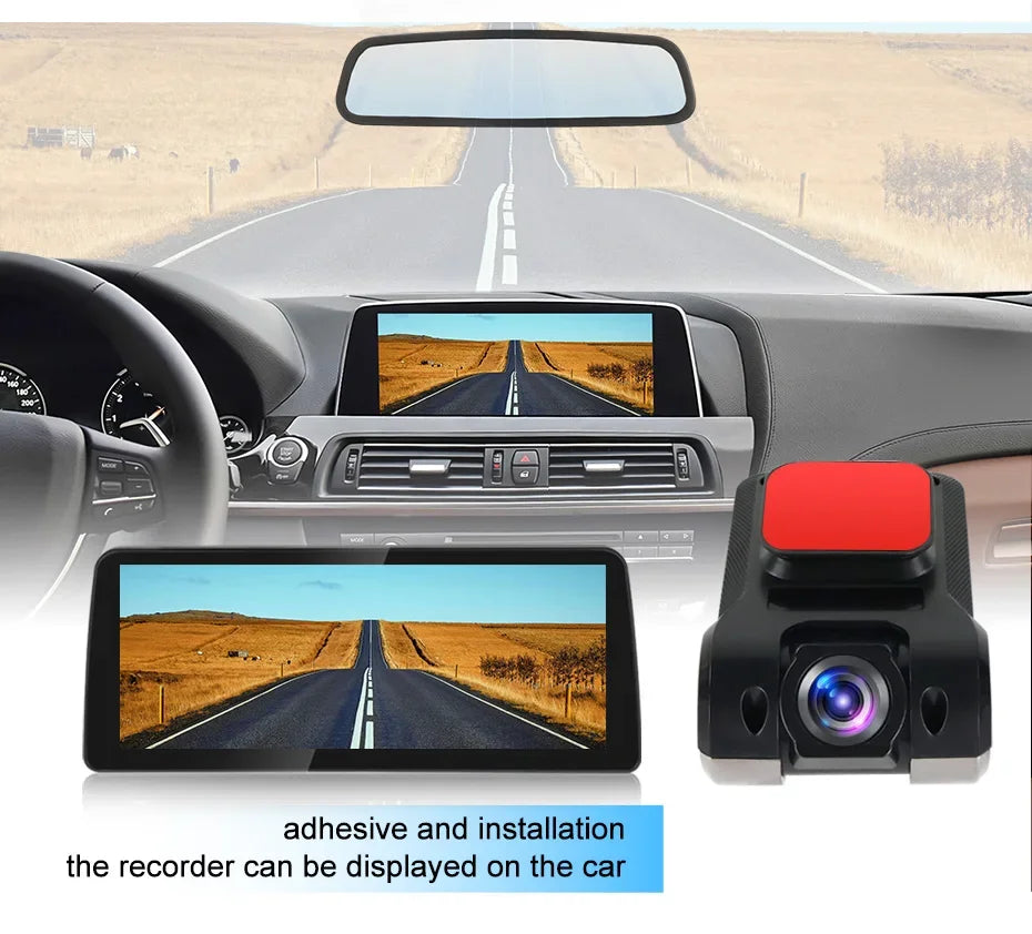 Android Car Radio Dash Cam USB HD 170 Degree Wide Angle Car Camera Recorder Front ADAS Dashcam Android DVR Auto Recorder