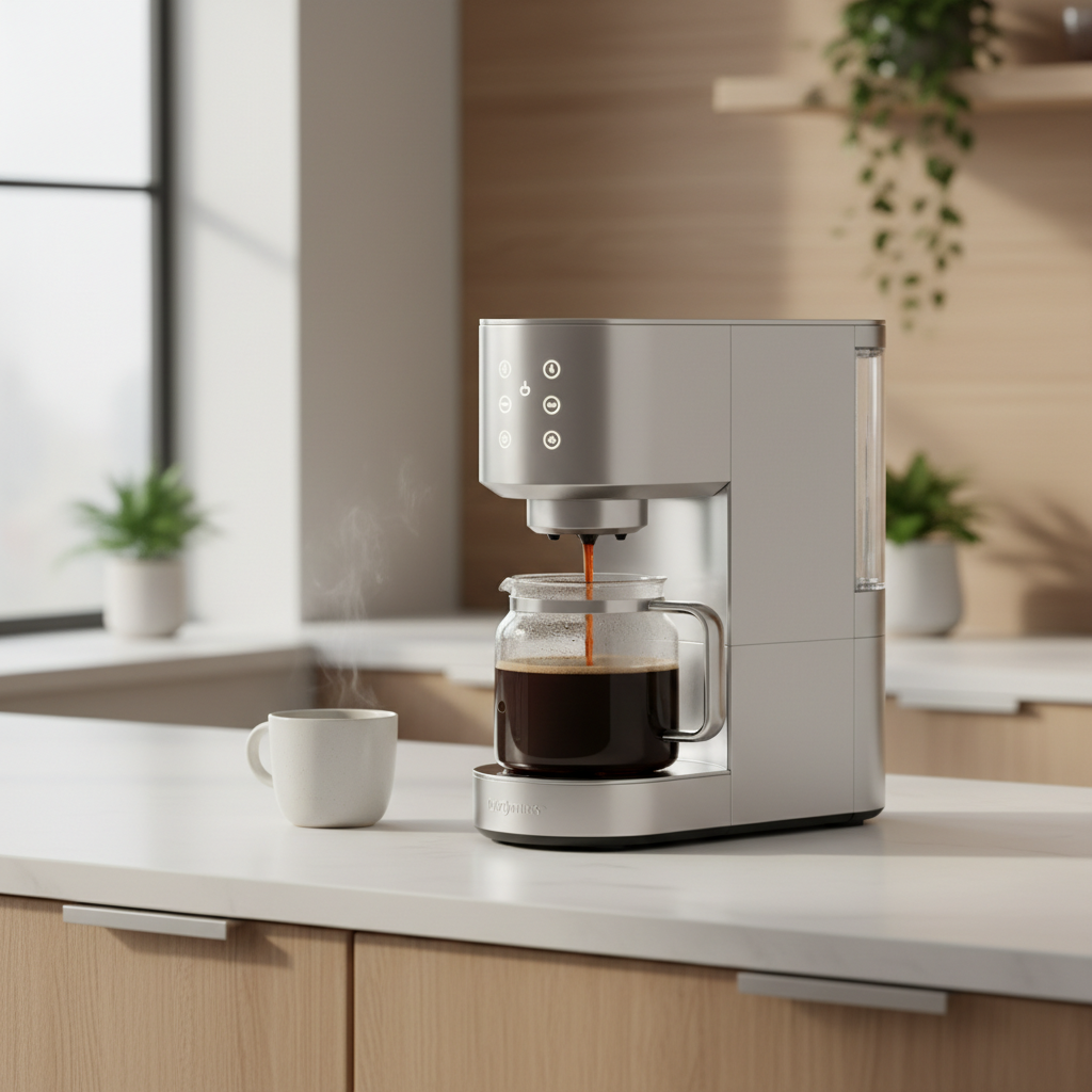 Premium Coffee Maker on kitchen countertop